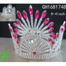 New designs rhinestone royal accessories wholesale pageant crowns and tiaras